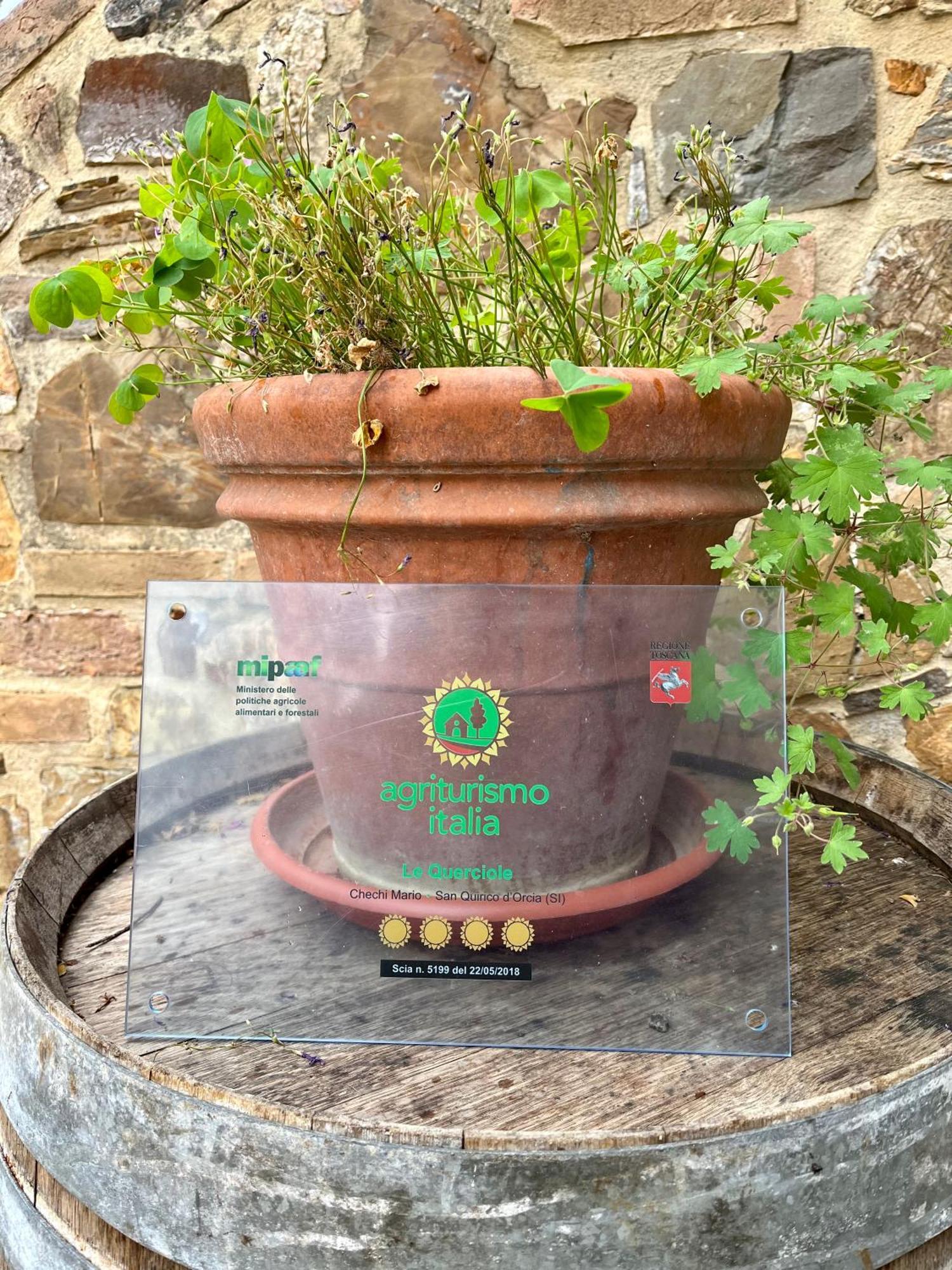 Agriturismo Le Querciole In Val D'Orcia Bagno Vignoni Eksteriør bilde