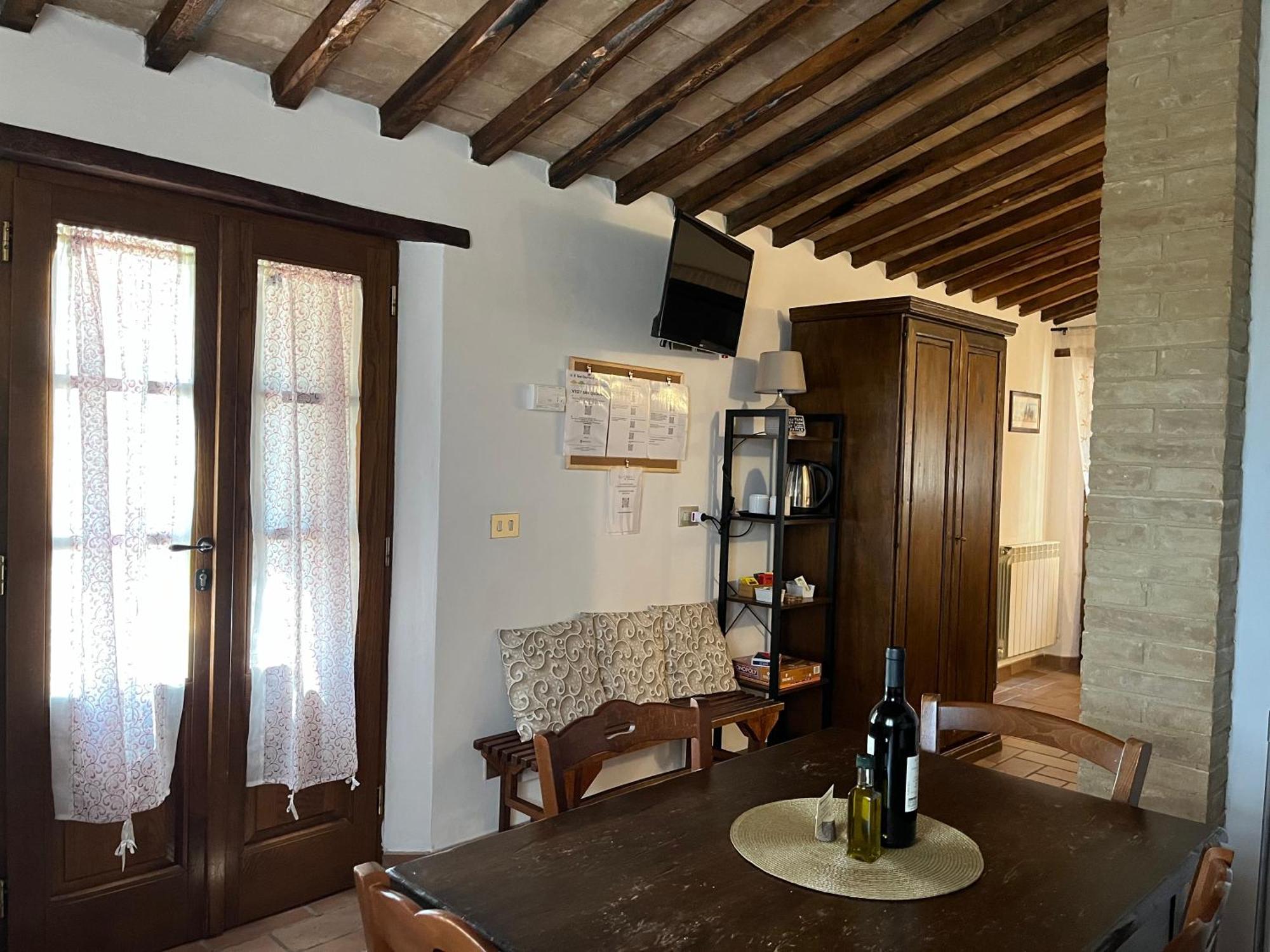 Agriturismo Le Querciole In Val D'Orcia Bagno Vignoni Rom bilde